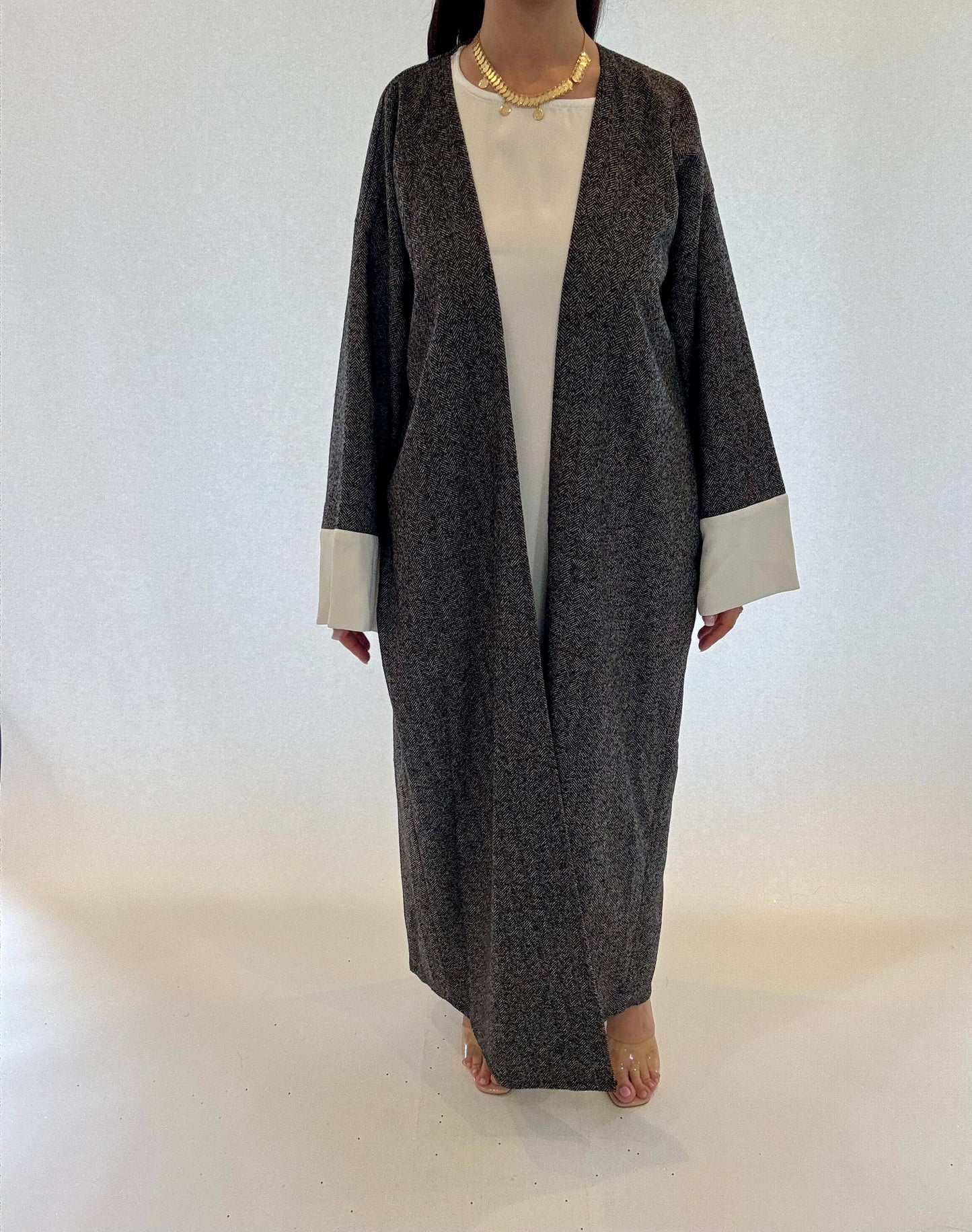 Premium Wool Abaya Coat - RULACOUTURE