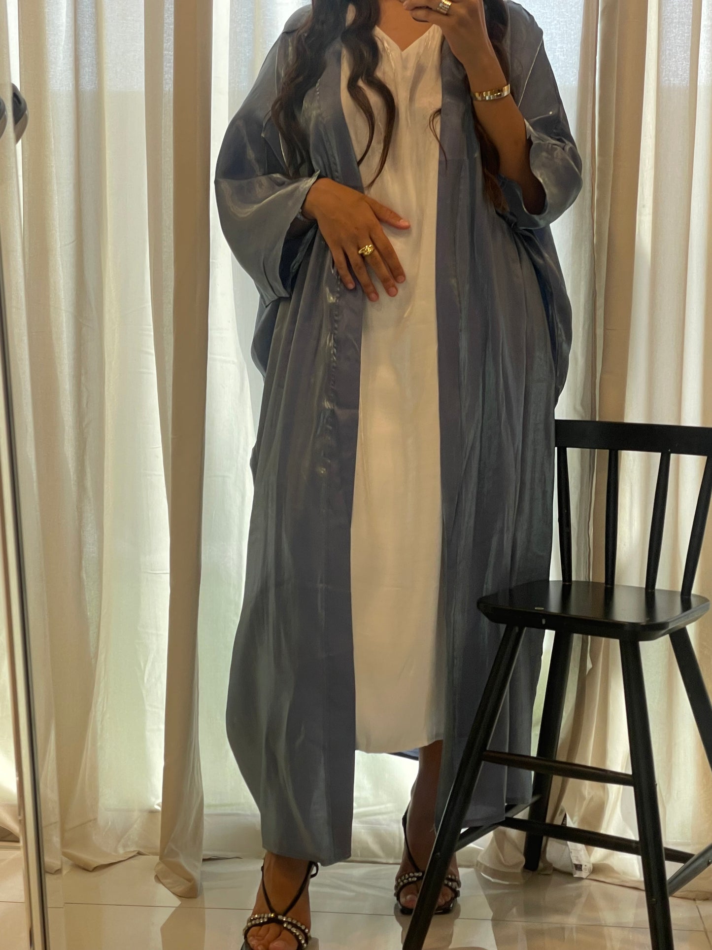 Celine Glistening Abaya set - RULACOUTURE