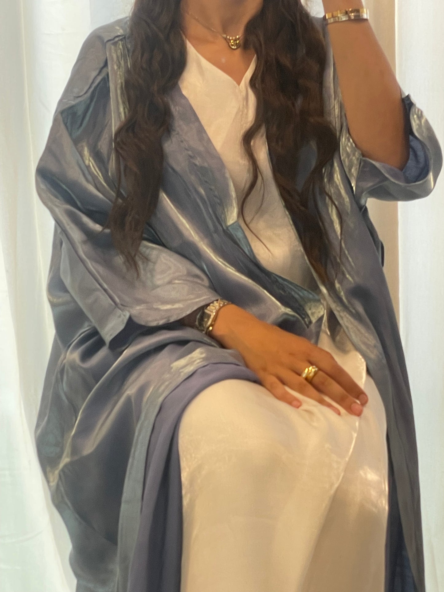 Celine Glistening Abaya set - RULACOUTURE