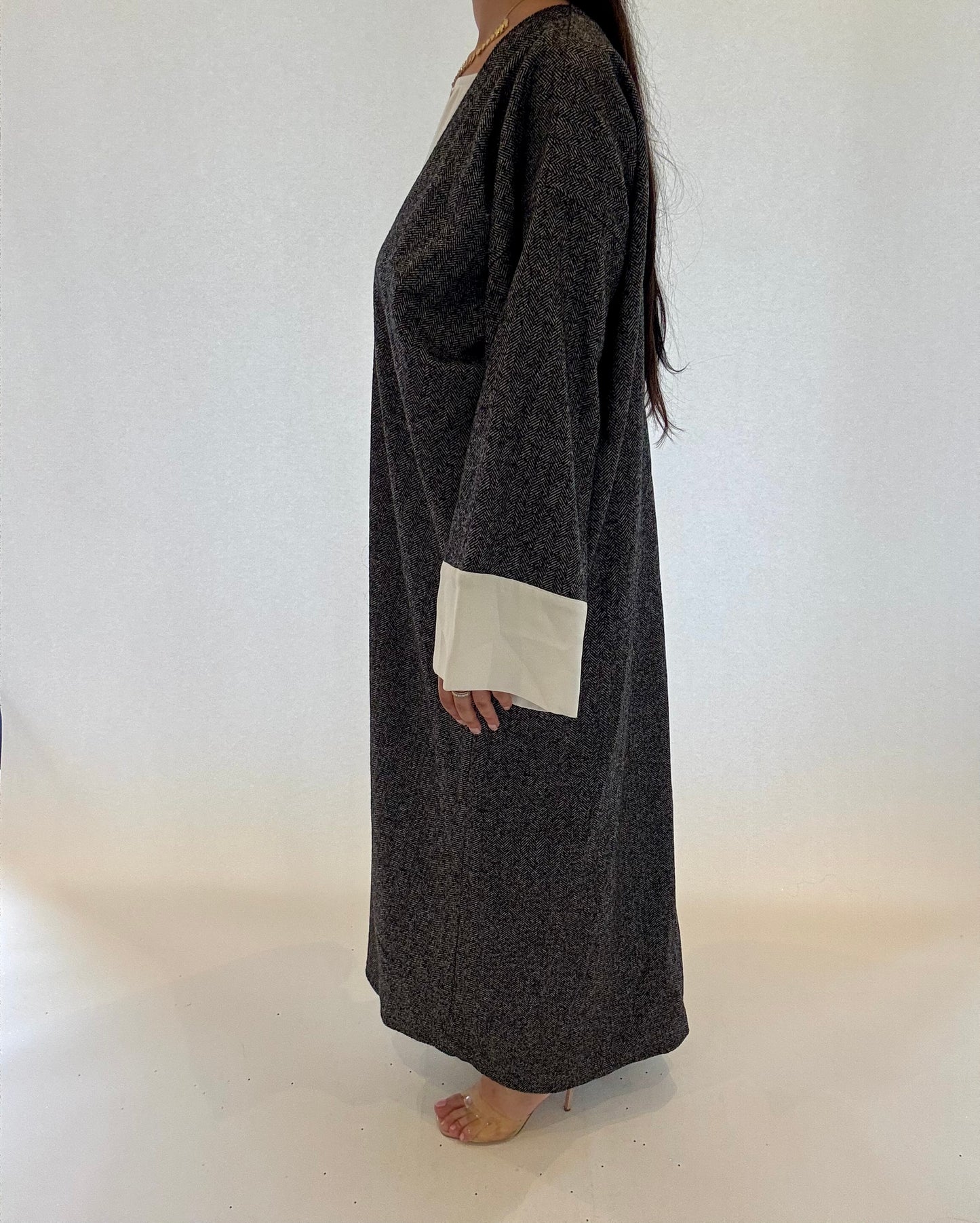 Premium Wool Abaya Coat - RULACOUTURE