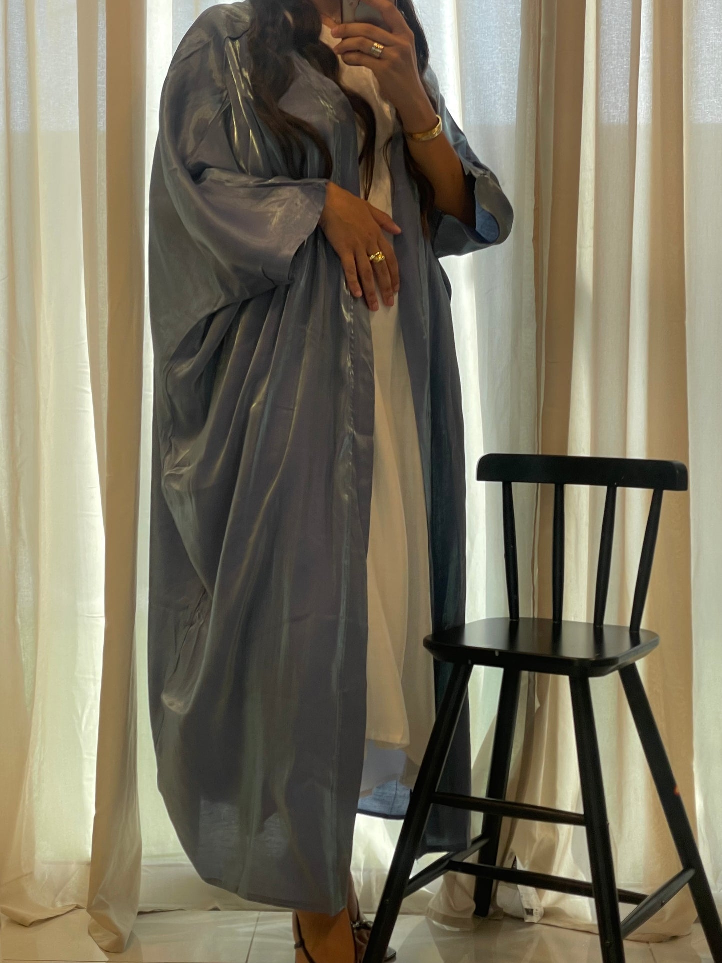 Celine Glistening Abaya set - RULACOUTURE