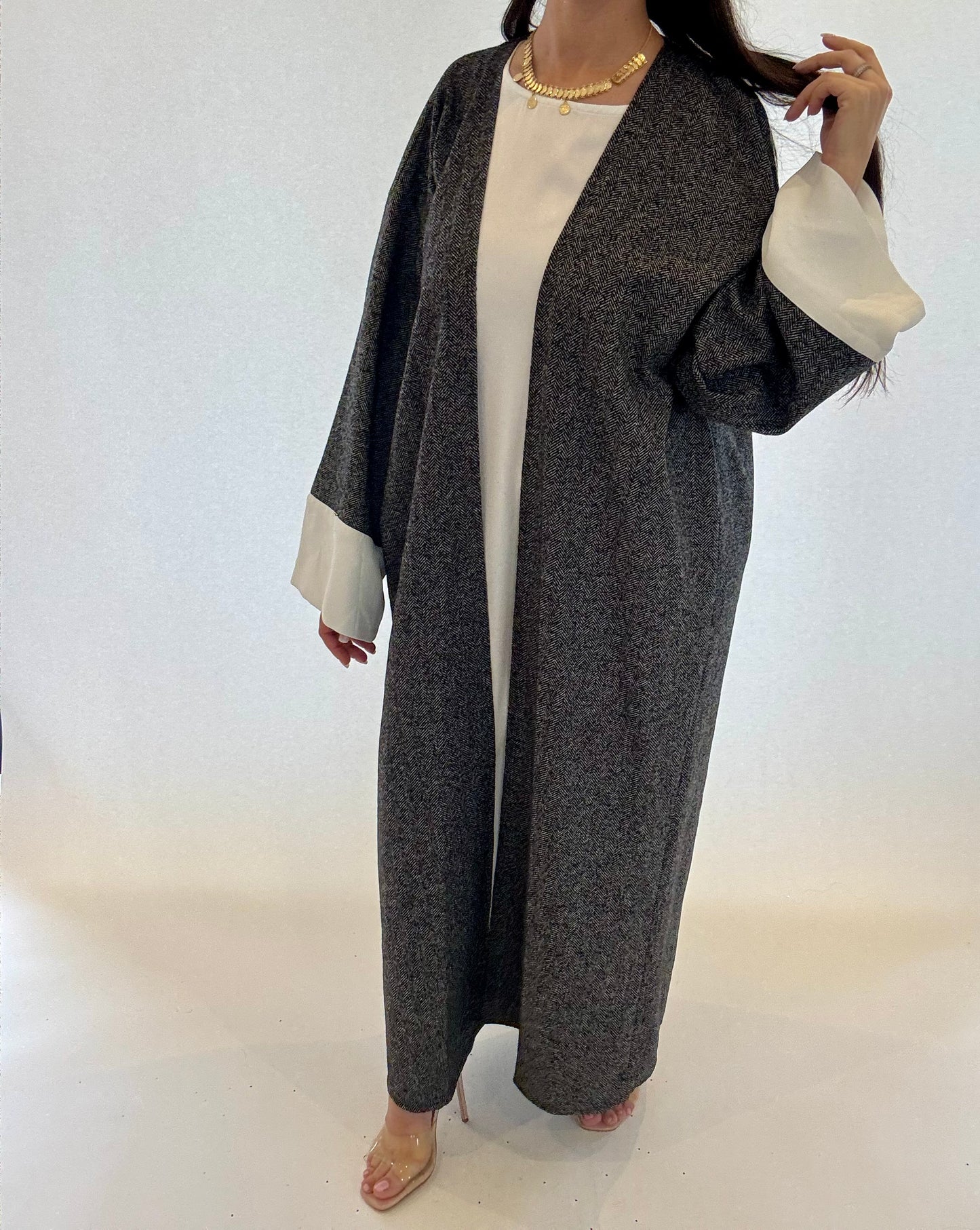 Premium Wool Abaya Coat - RULACOUTURE