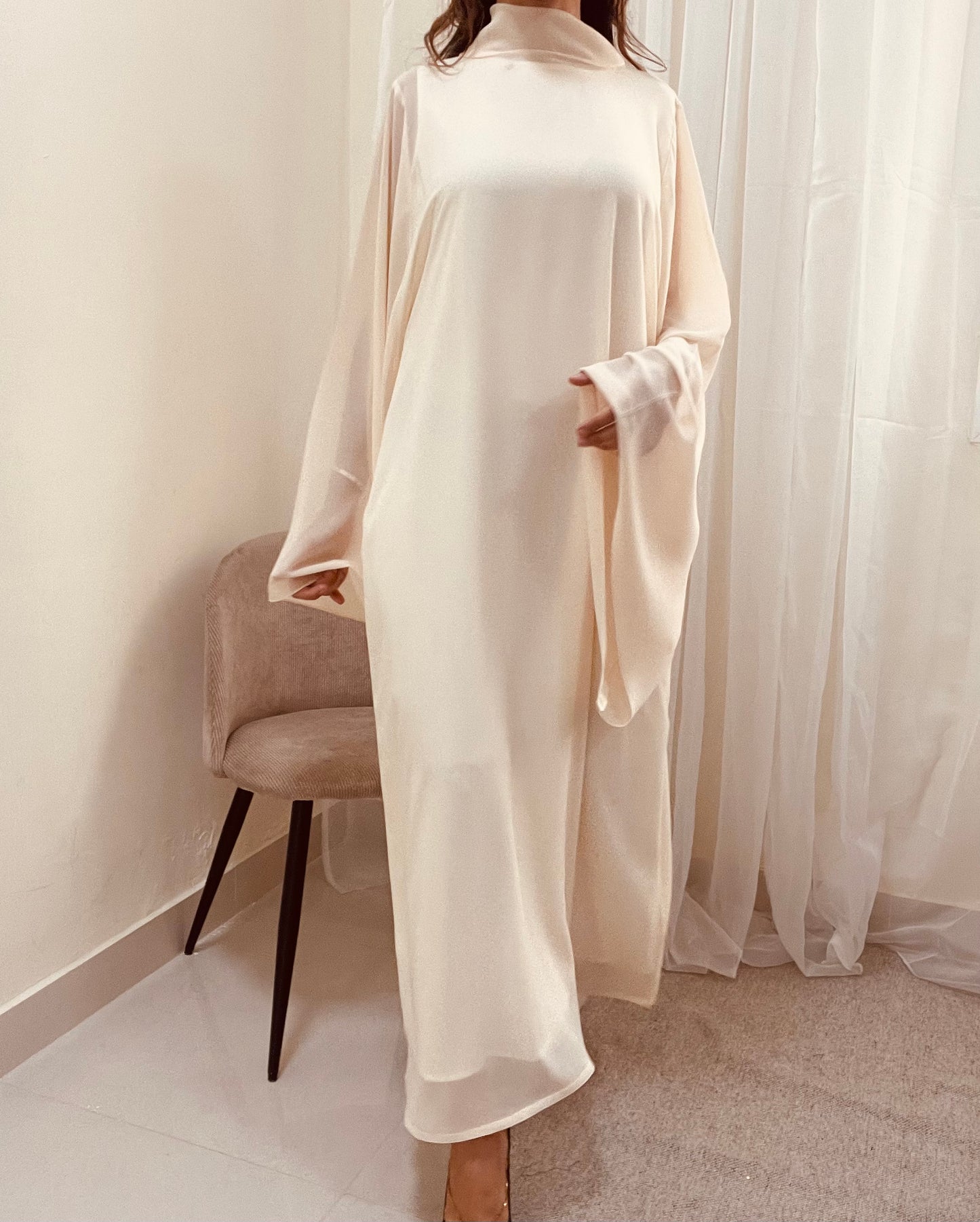 Yara High Neck Maxi Dress - RULACOUTURE