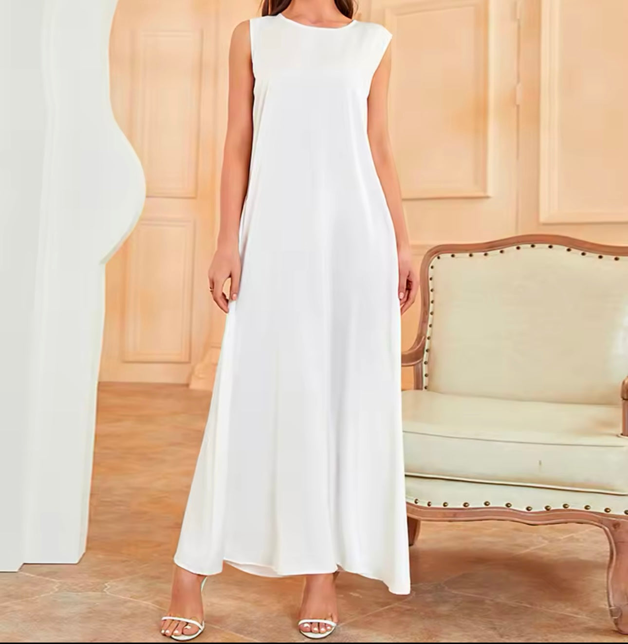 Satin maxi dress - RULACOUTURE