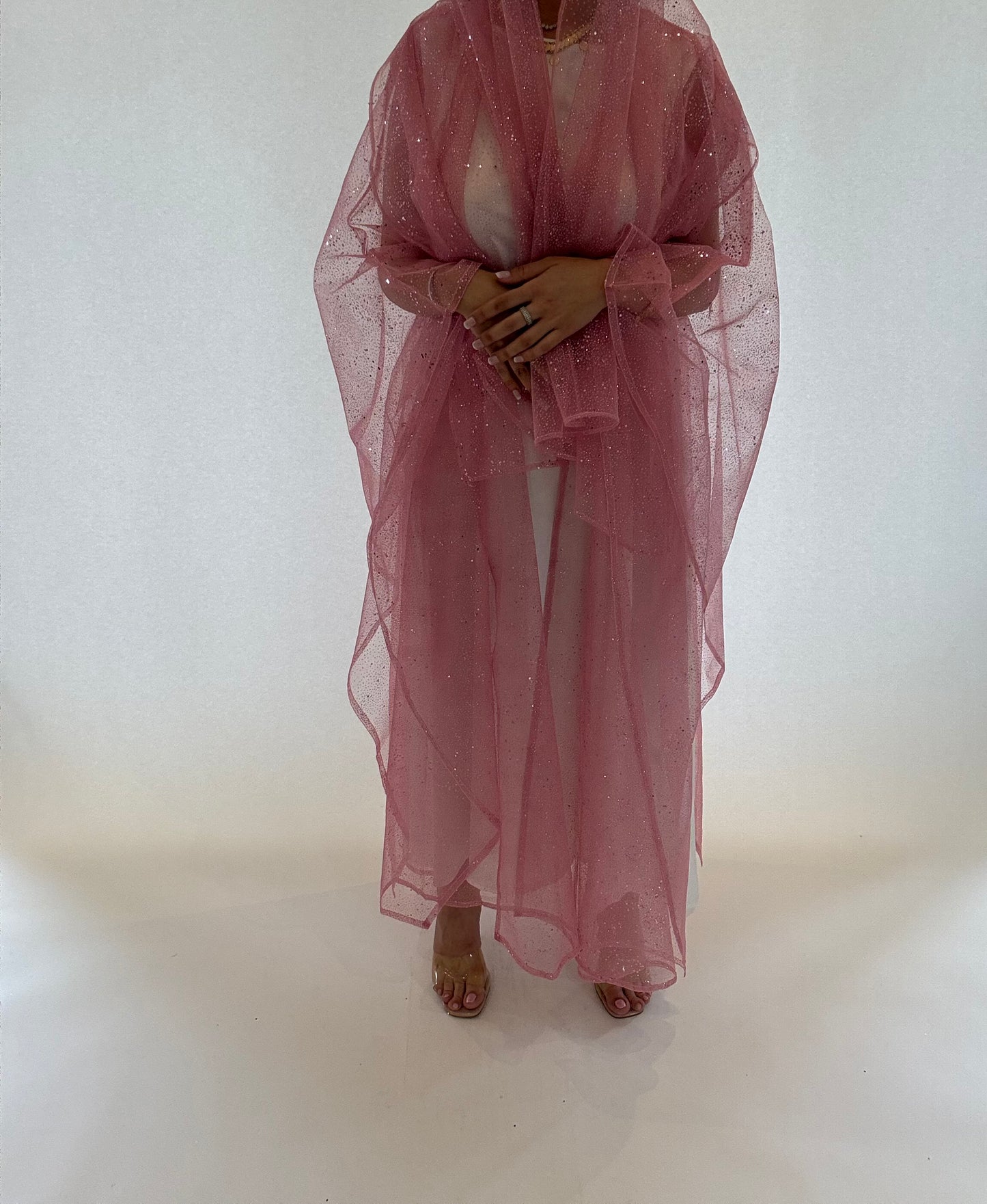 Rose Luxe Sparkle Kaftan - RULACOUTURE