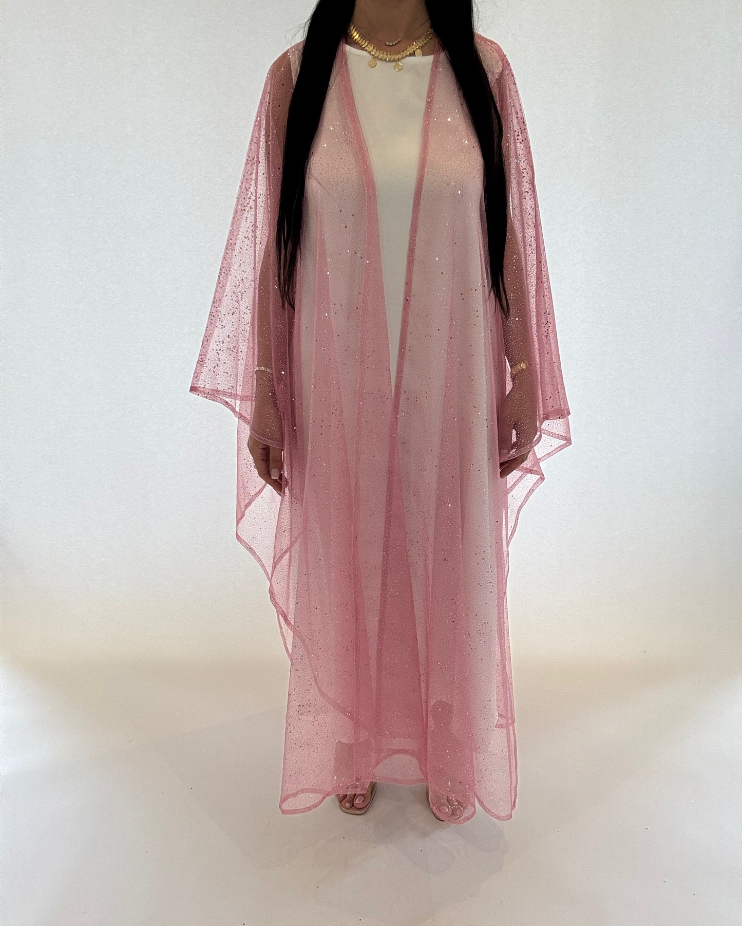Rose Luxe Sparkle Kaftan - RULACOUTURE