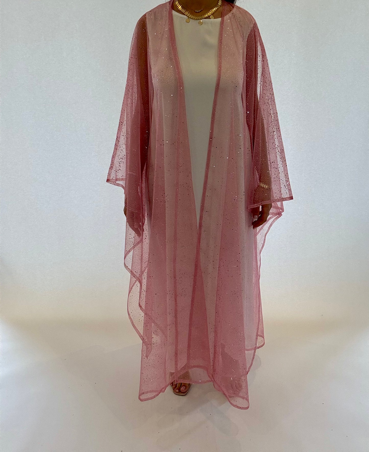 Rose Luxe Sparkle Kaftan - RULACOUTURE