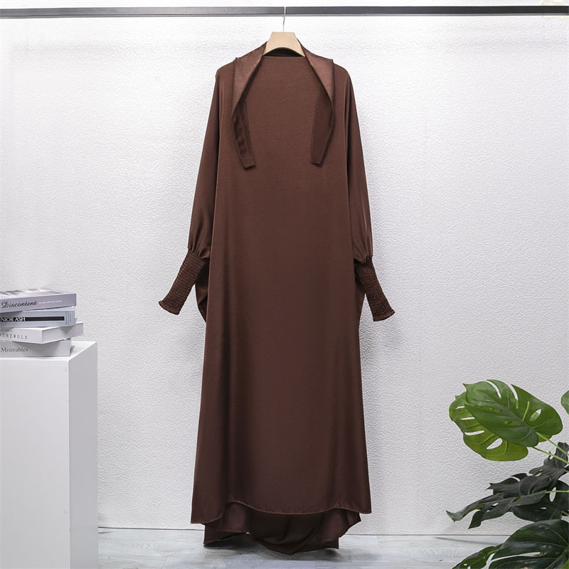 Hayya Satin Jilbab - RULACOUTURE
