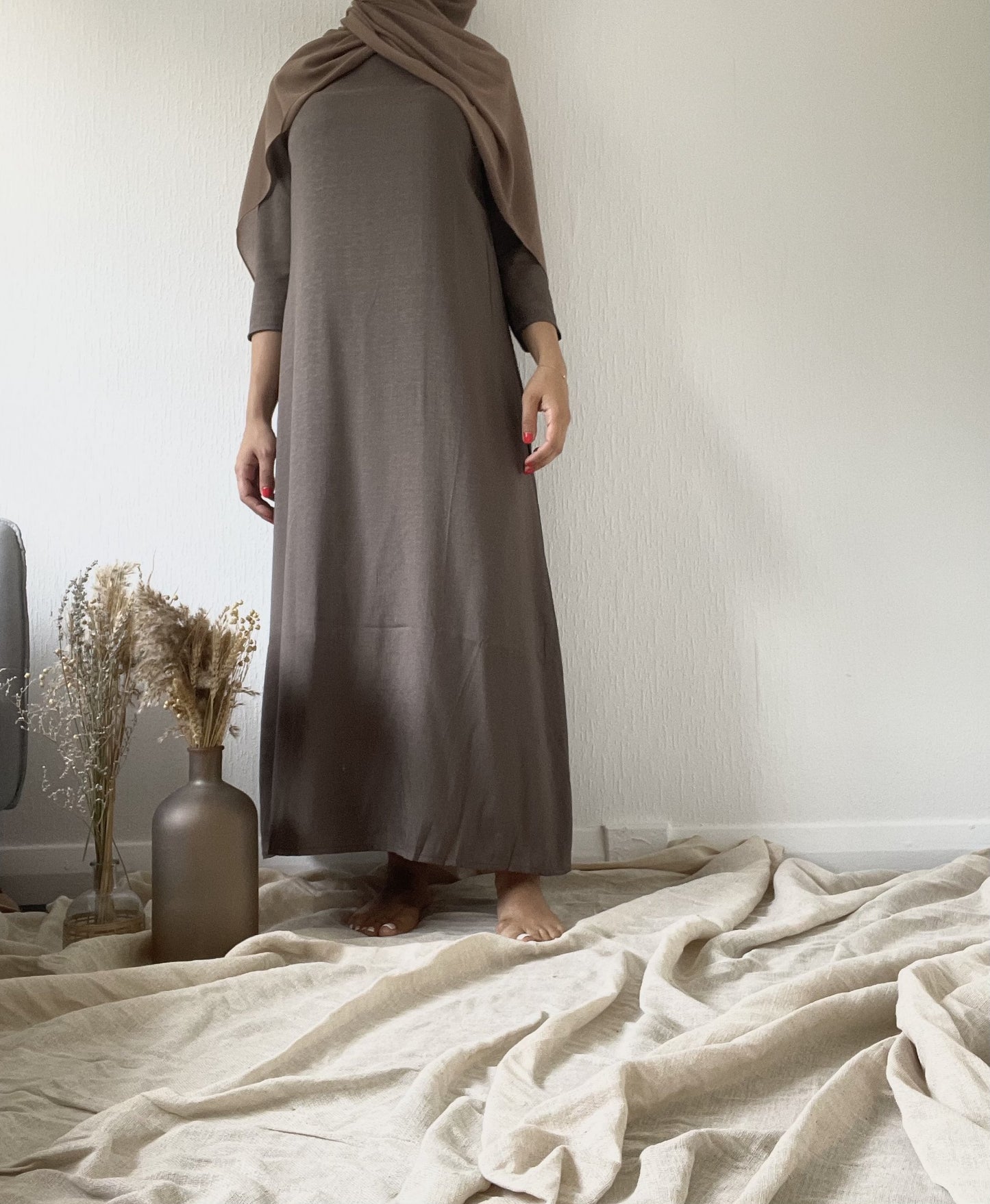 Hewa Three Piece Abaya - RULACOUTURE
