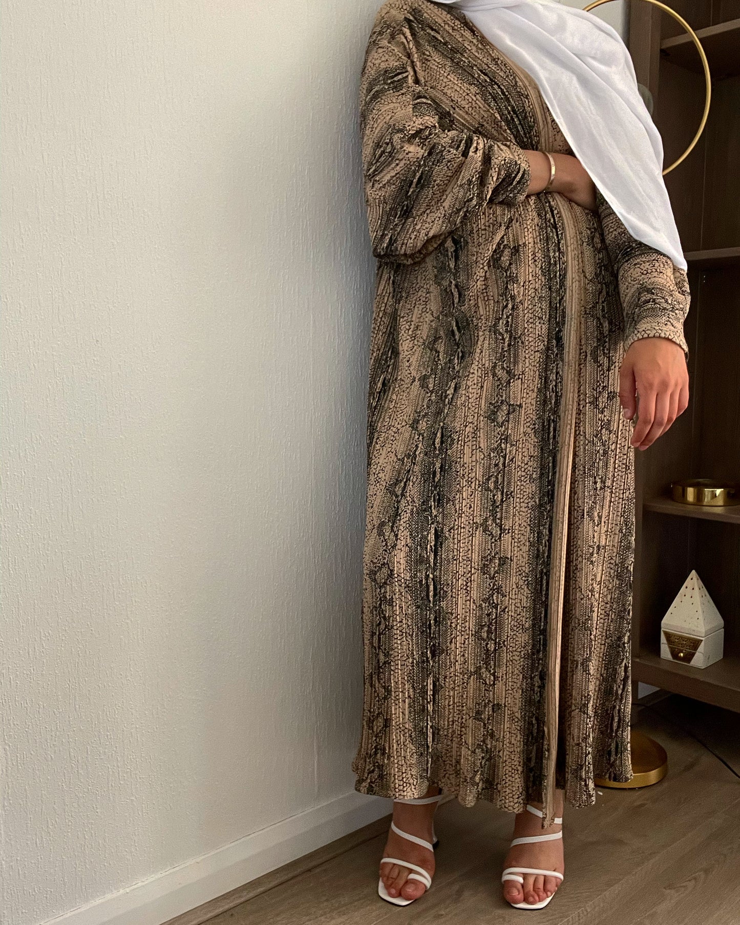 Classy in Print Abaya - RULACOUTURE