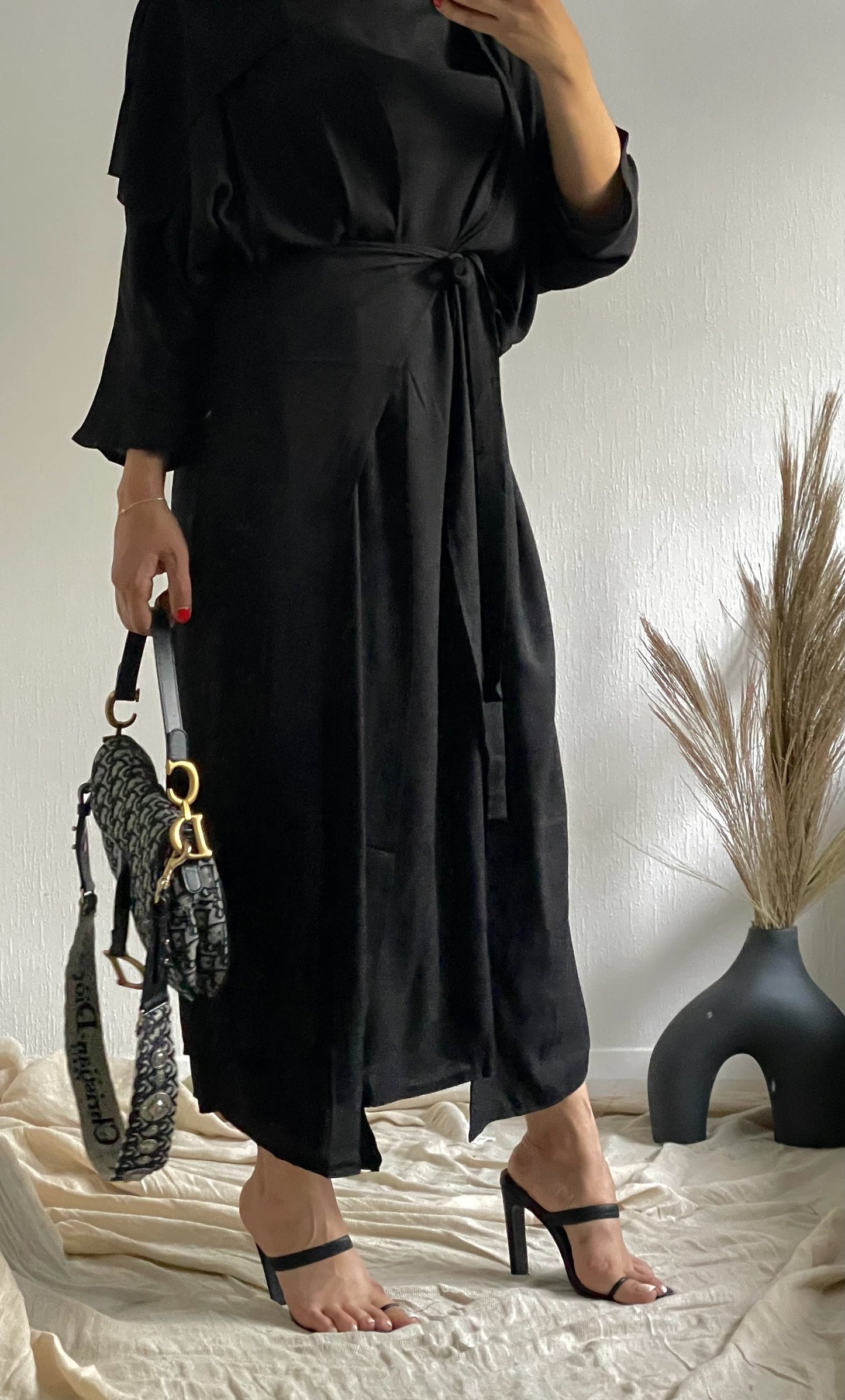 Hewa Three Piece Abaya - RULACOUTURE