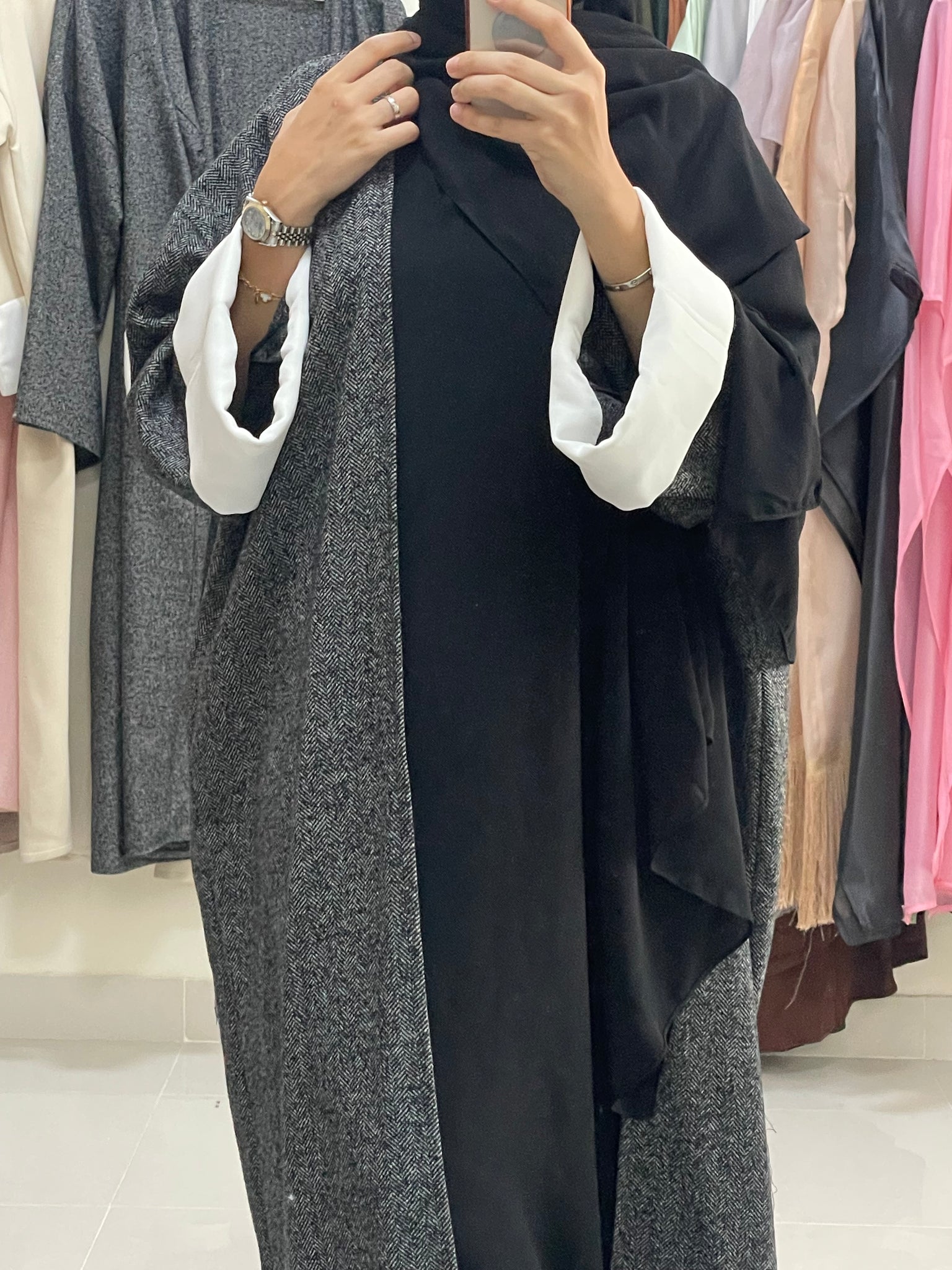 Premium Winter Abaya Coat - RULACOUTURE 