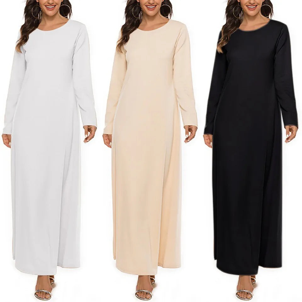 Essential Abaya Slip Maxi Dress - RULACOUTURE 