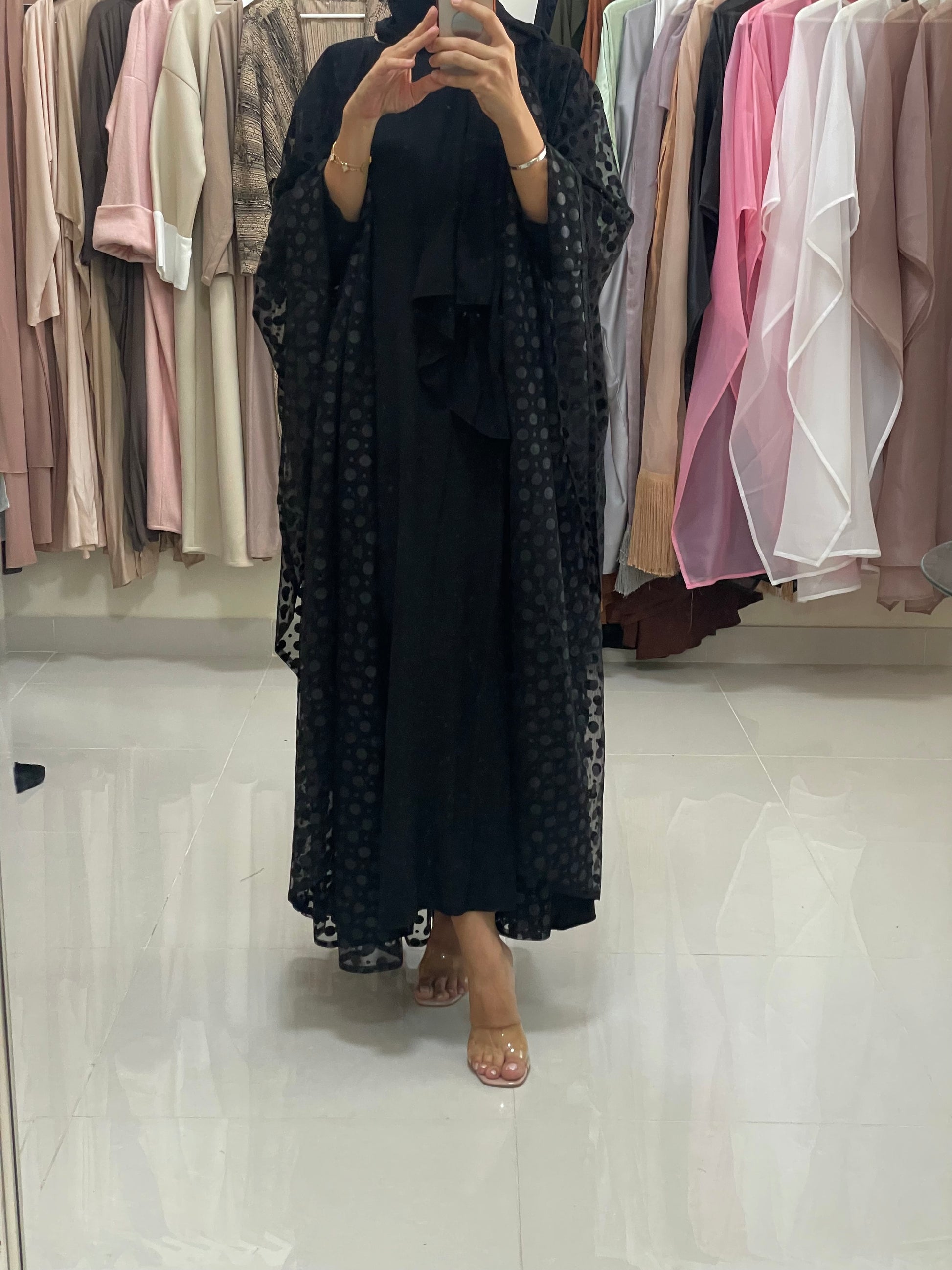 Dotted Kaftan - RULACOUTURE 