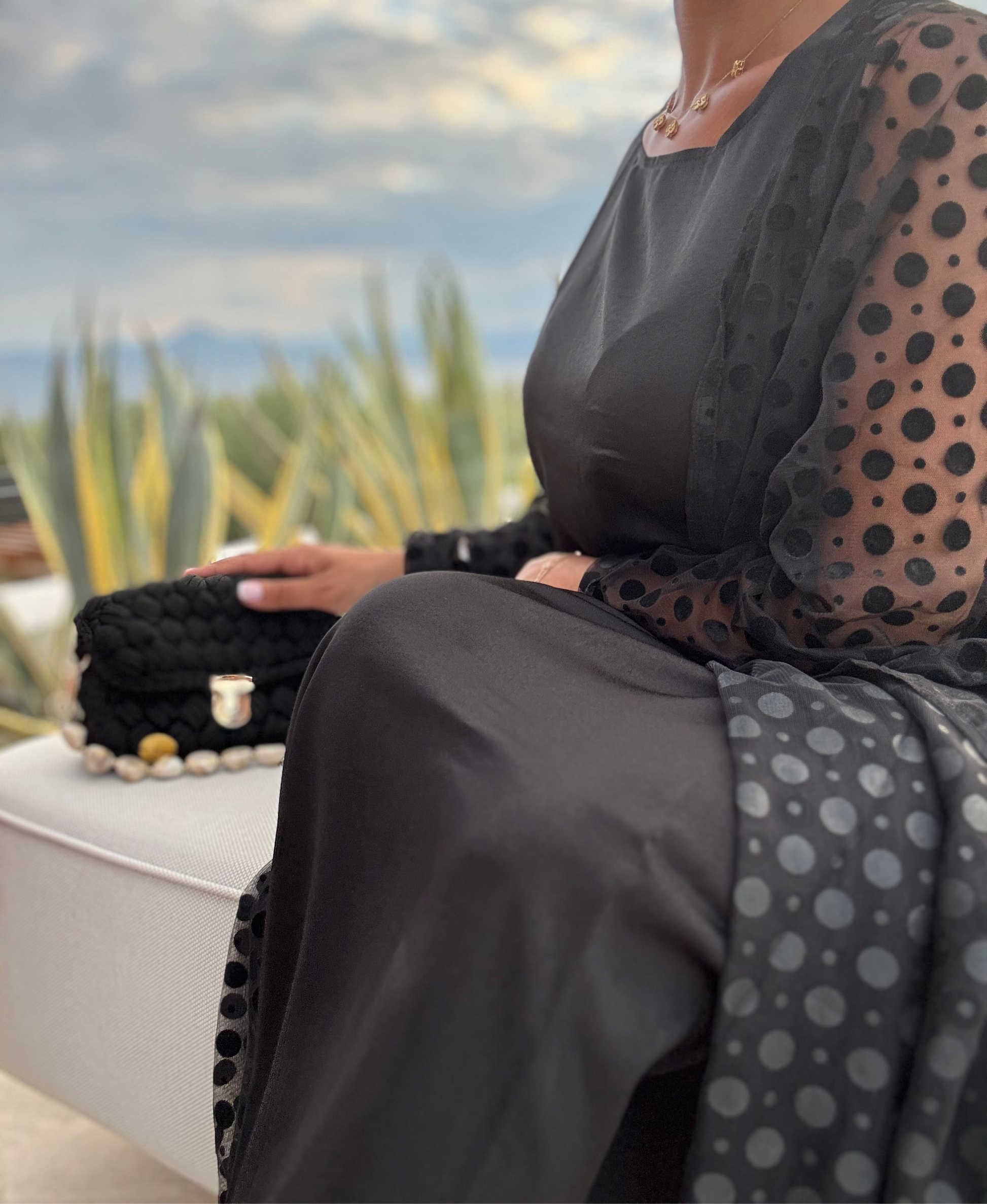 RUBA Dotted Kaftan - RULACOUTURE 