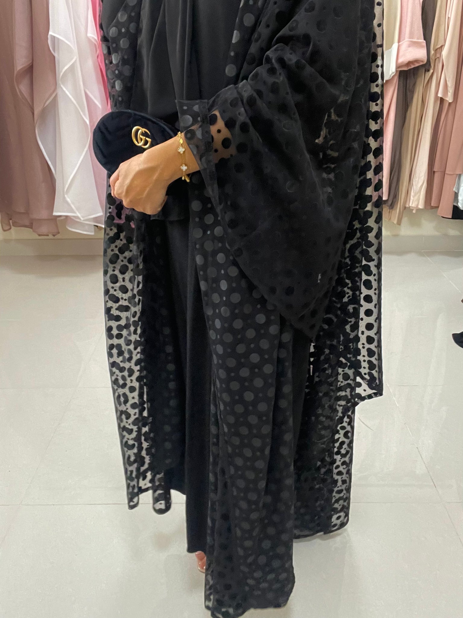 Dotted Kaftan - RULACOUTURE 