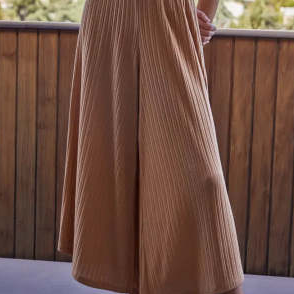 Knitted Wide Leg Pants - RULACOUTURE 