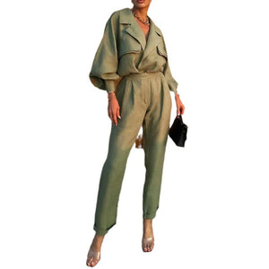 Fashion Casual Long Sleeved Set - RULACOUTURE 