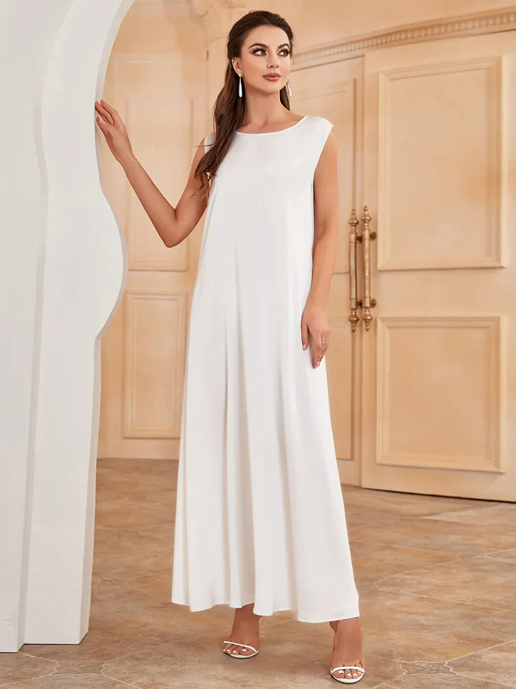 Satin Maxi Dress - RULACOUTURE 