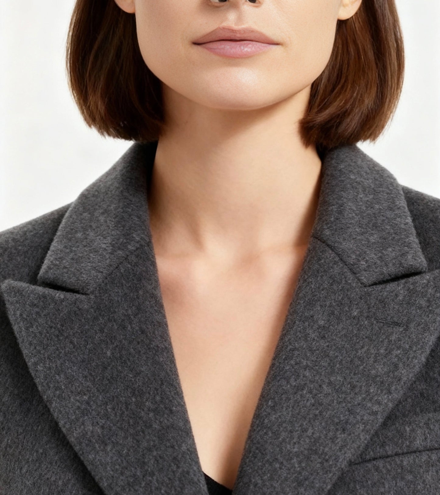 Ciselè Hourglass Wool Coat - RULACOUTURE 