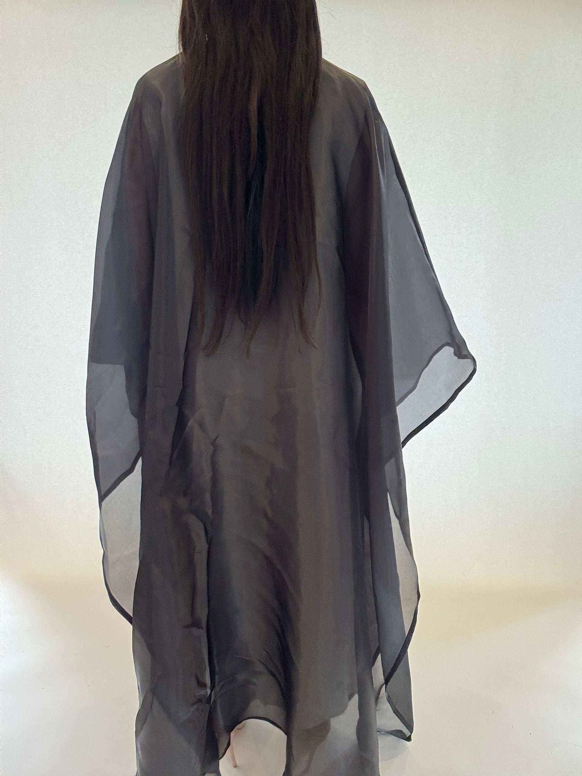 Black Malika Kaftan - RULACOUTURE 