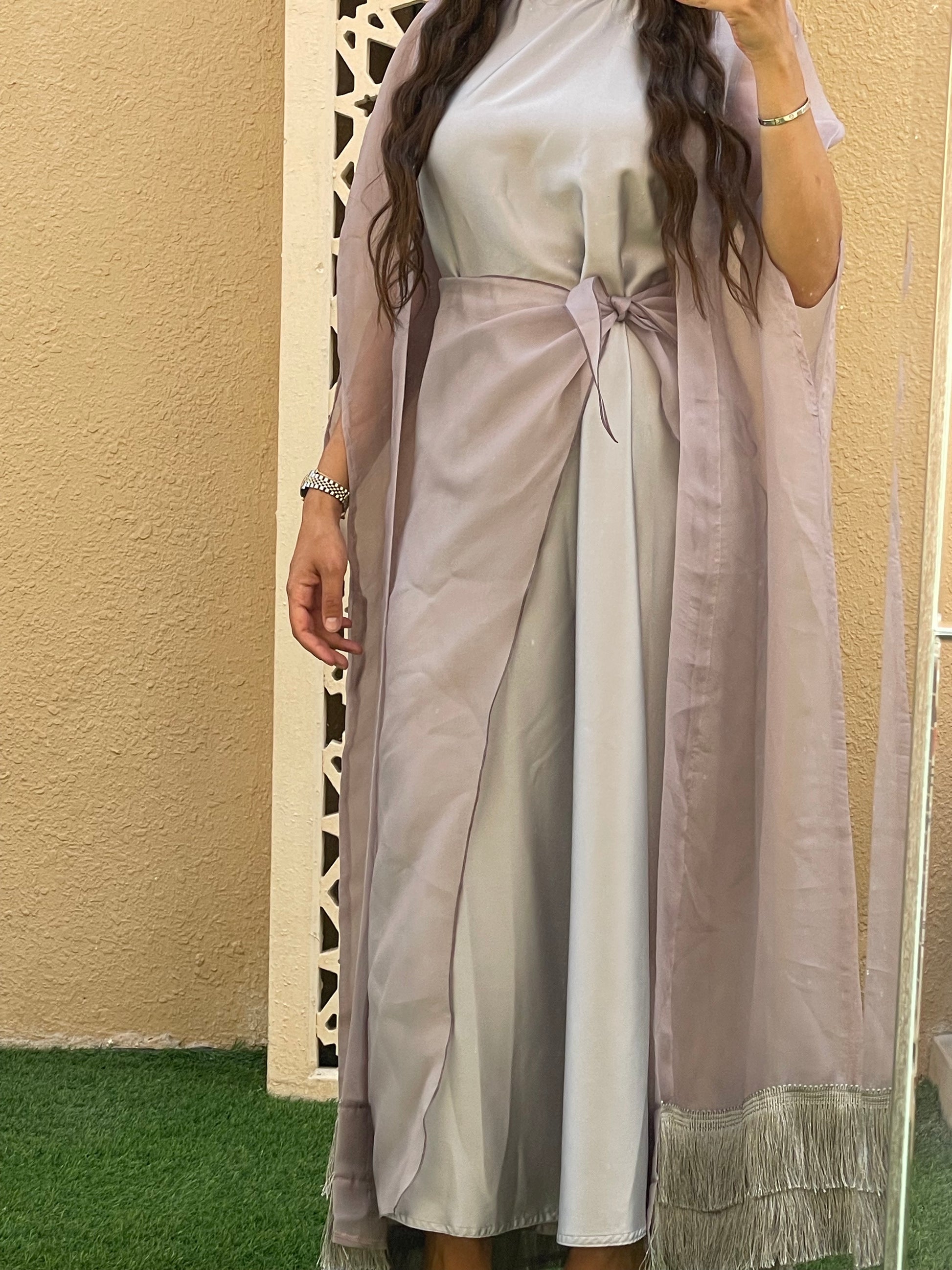 Three Piece Chaima Kaftan and Skirt - RULACOUTURE 