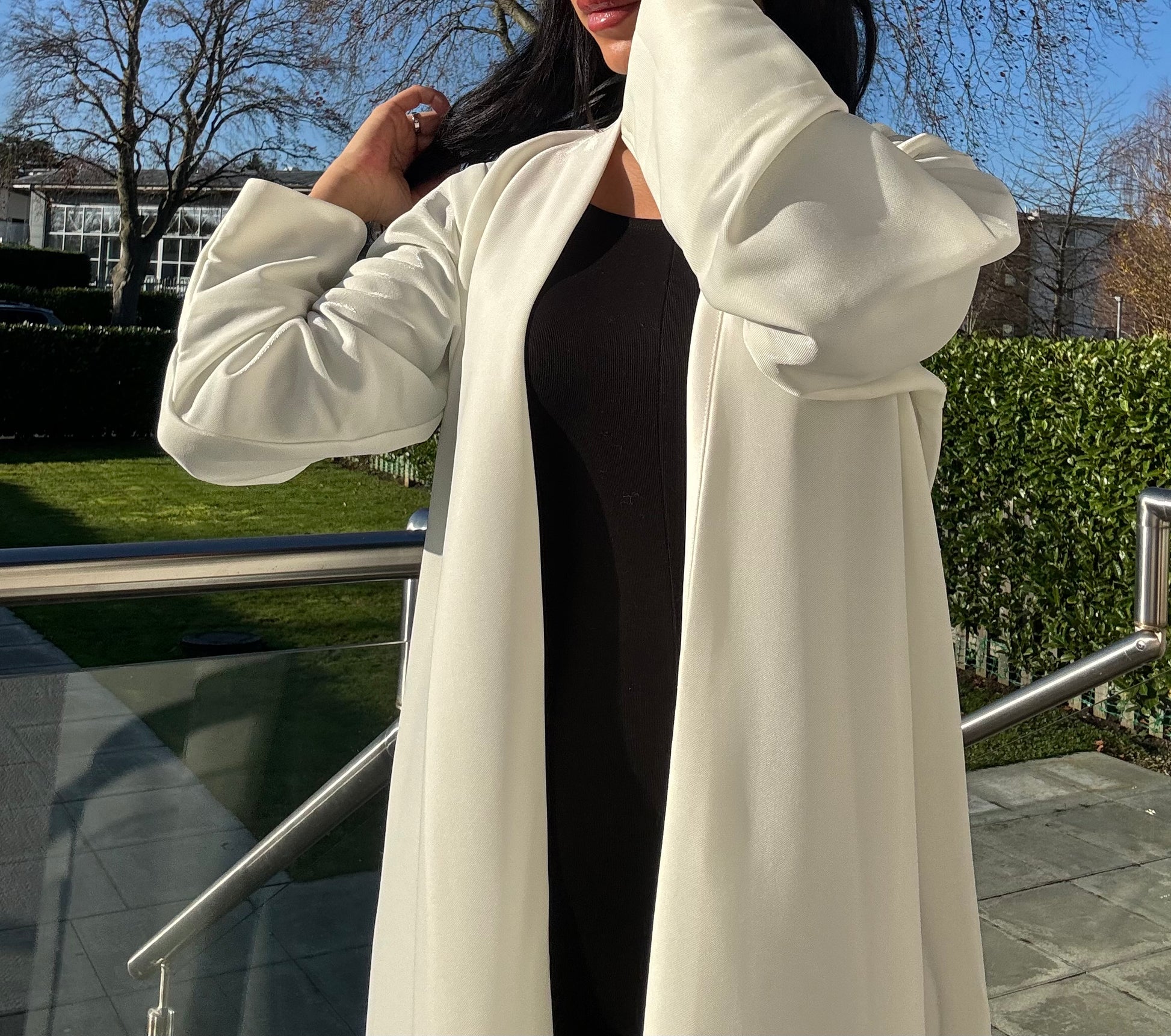 Elia Snow Abaya - RULACOUTURE 