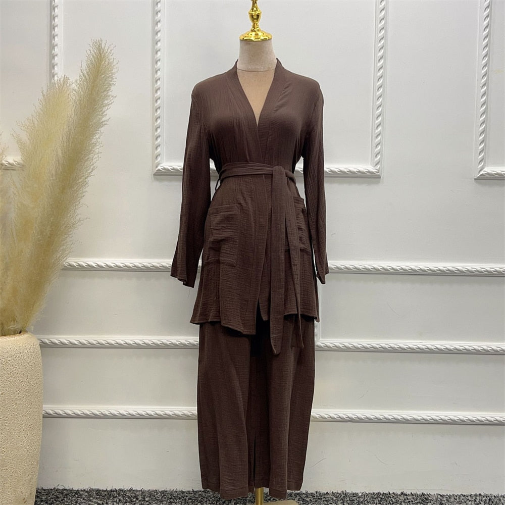 Two Piece Robe co-ord set - RULACOUTURE 