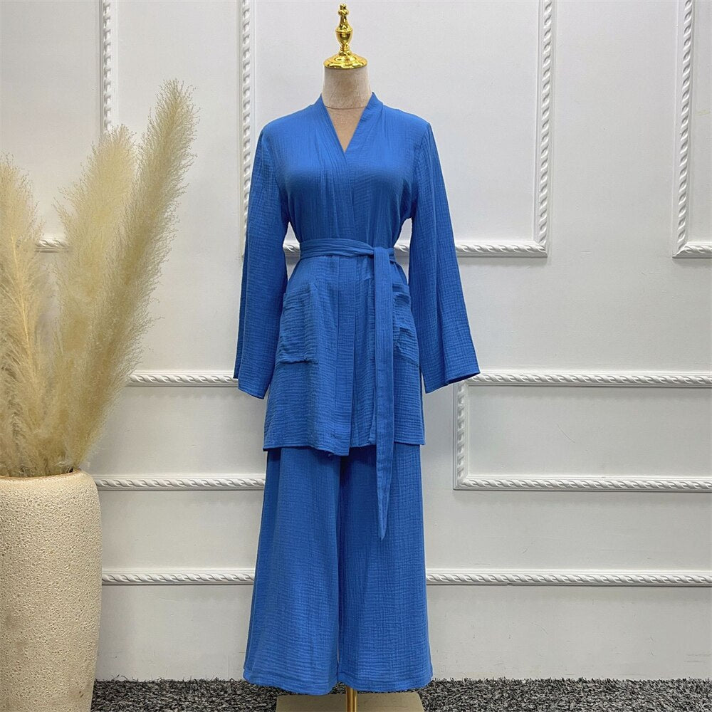 Two Piece Robe co-ord set - RULACOUTURE 