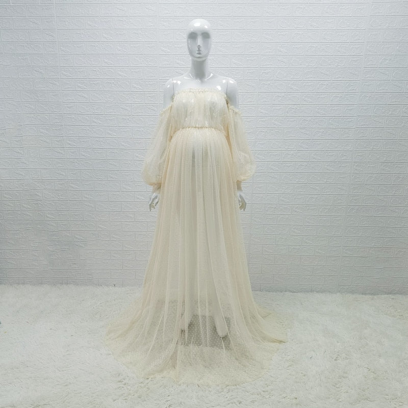 Tulle Maternity Dress - RULACOUTURE 
