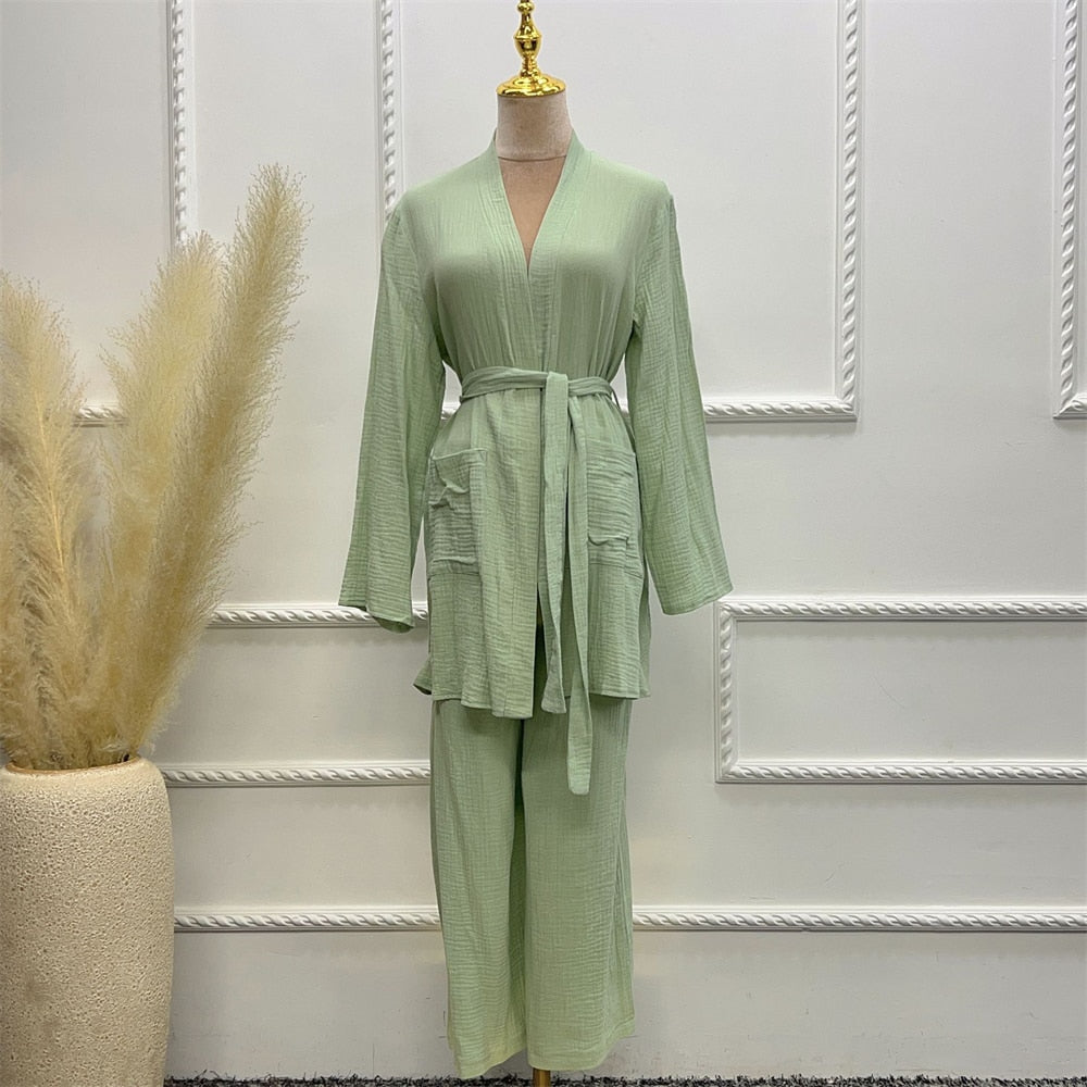 Two Piece Robe co-ord set - RULACOUTURE 