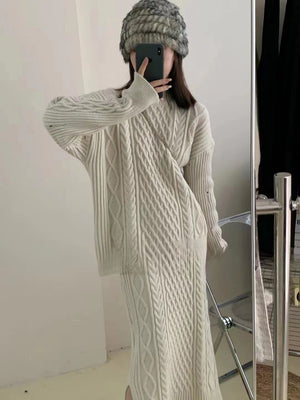 Knitted Skirt Co-ord Set - RULACOUTURE 