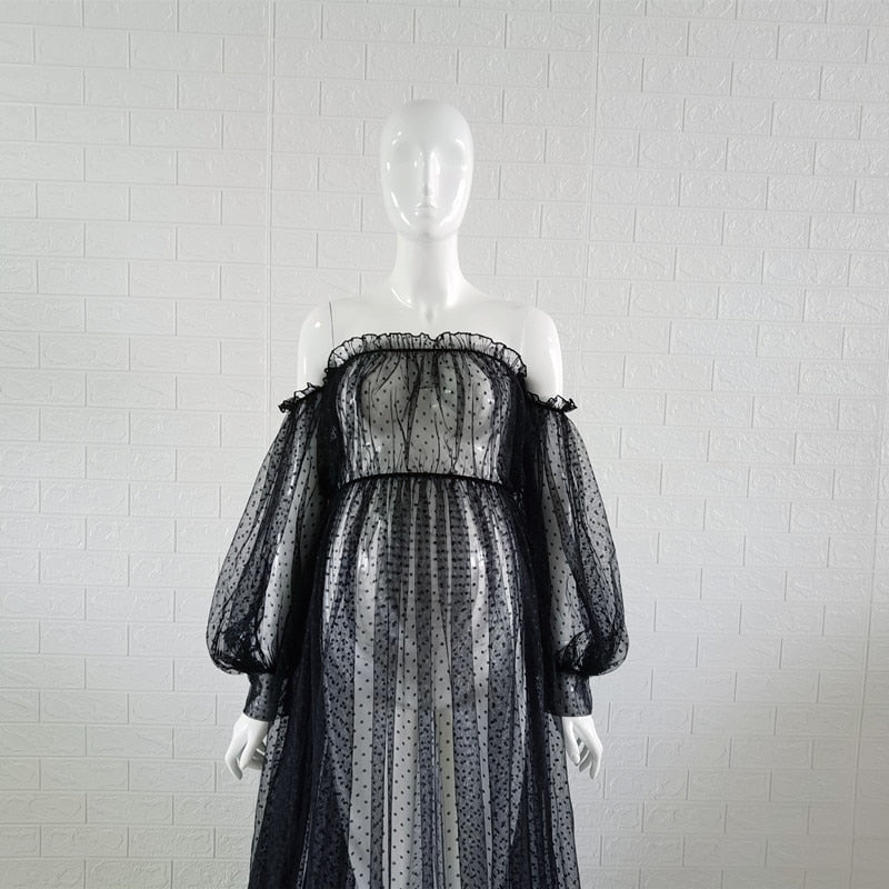 Tulle Maternity Dress - RULACOUTURE 