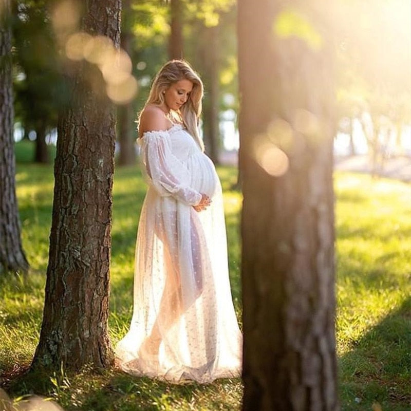 Tulle Maternity Dress - RULACOUTURE 