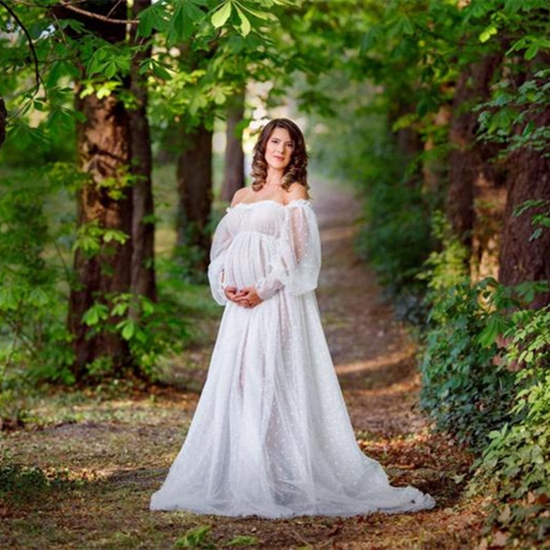 Tulle Maternity Dress - RULACOUTURE 