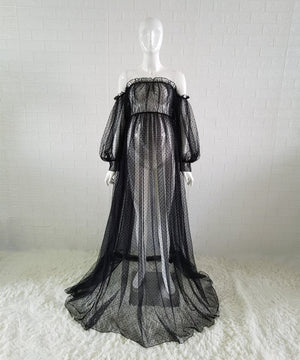 Tulle Maternity Dress - RULACOUTURE 