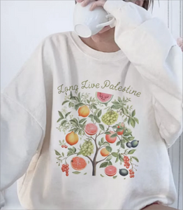 Fruits of Palestine Sweatshirt - RULACOUTURE 