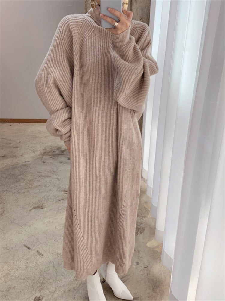 Sweater Maxi Dress - RULACOUTURE 