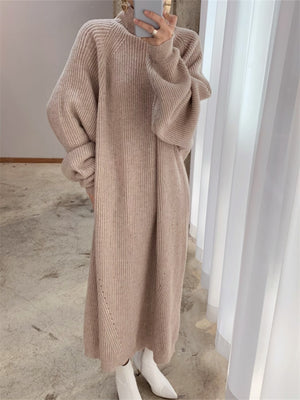 Sweater Maxi Dress - RULACOUTURE 