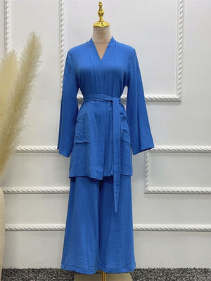 Two Piece Robe co-ord set - RULACOUTURE 