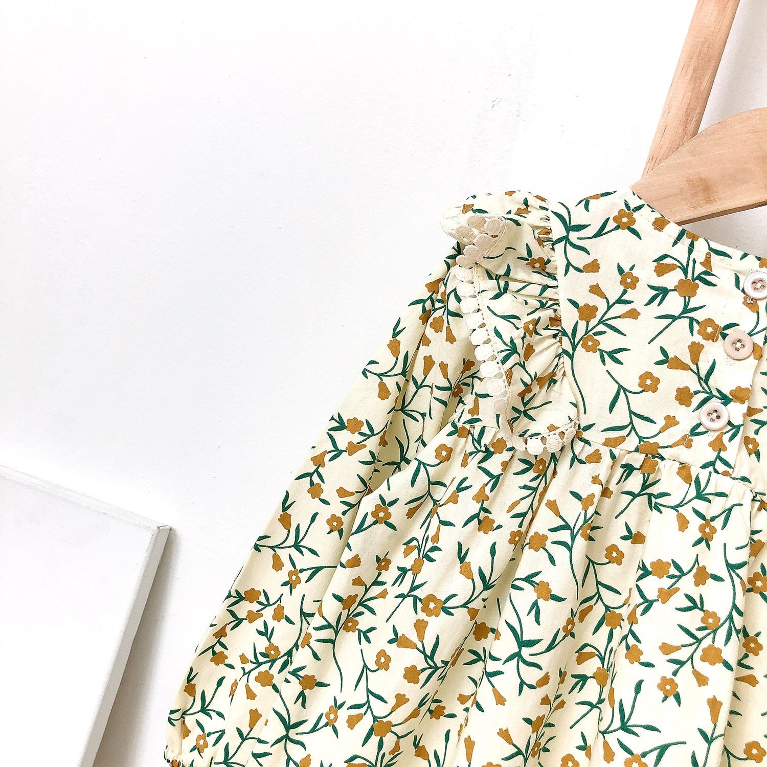 Long Sleeve Floral Girls Dress - RULACOUTURE 