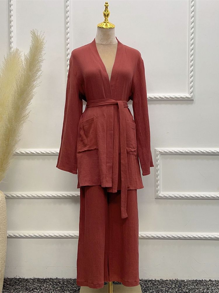 Two Piece Robe co-ord set - RULACOUTURE 