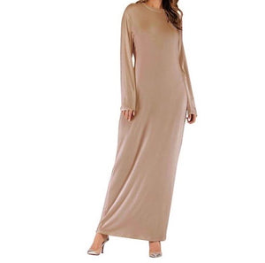 Long Sleeve Essential Maxi Dress - RULACOUTURE 
