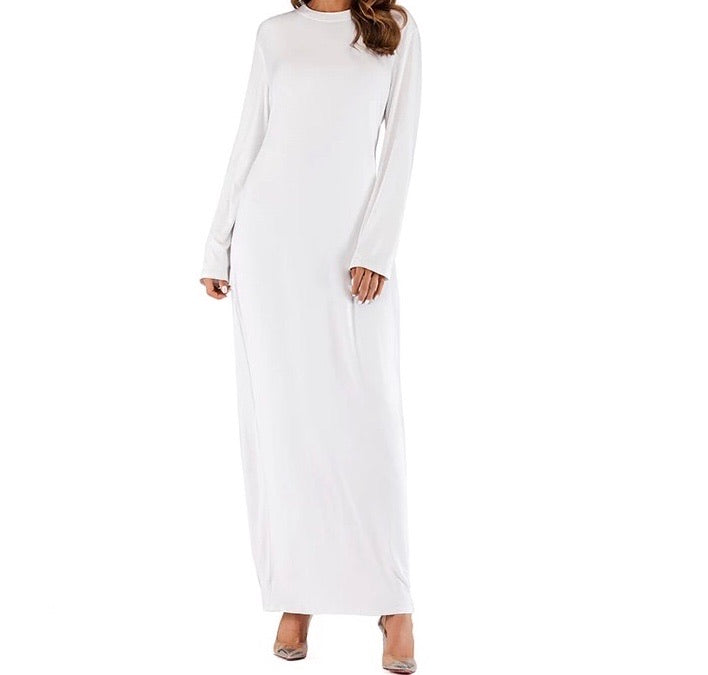 Long Sleeve Essential Maxi Dress - RULACOUTURE 