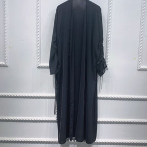 Zia Rouched Abaya - RULACOUTURE 